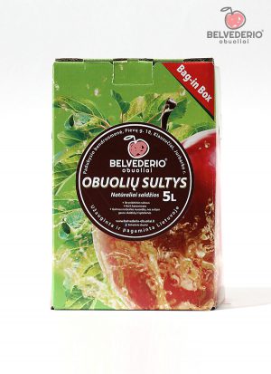 Obuoliu sultys 5L dezuteje